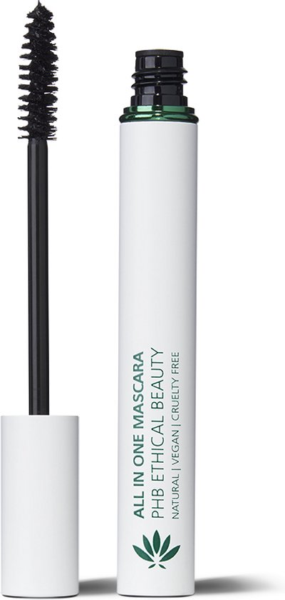 Als je op zoek bent naar een mascara die niet alleen prachtige resultaten levert, maar ook ethisch verantwoord en volledig natuurlijk is, dan is de PHB Ethical Beauty All-in-One Natural Mascara een uitstekende keuze. 